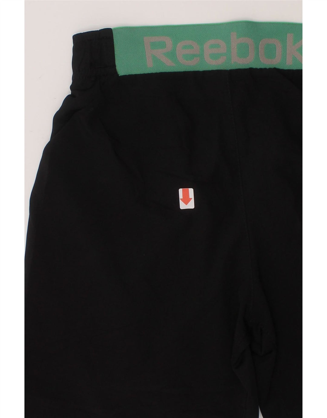 REEBOK Boys Sport Shorts 7-8 Years  Black Polyester Vintage Reebok and Second-Hand Reebok from Messina Hembry 