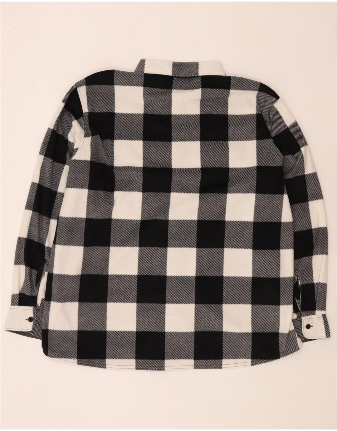 Camicia in pile da uomo Wrangler 2XL poliestere a quadretti nero