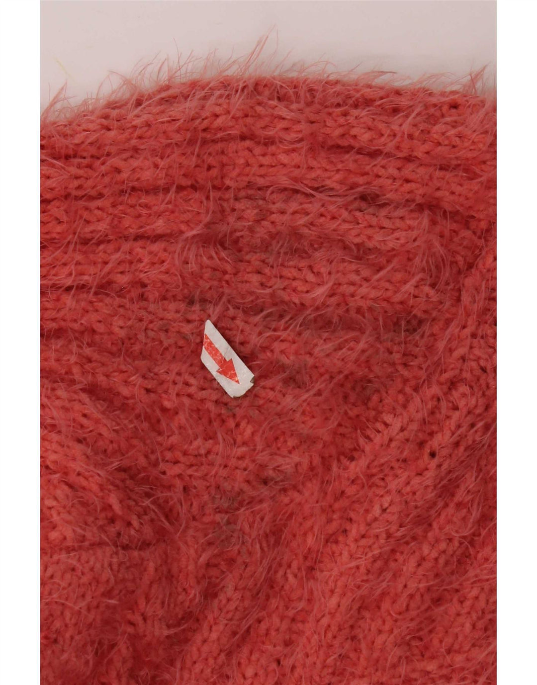 Maglione maglione con scollo a V da donna Marks & Spencer UK 18 XL Poliestere arancione
