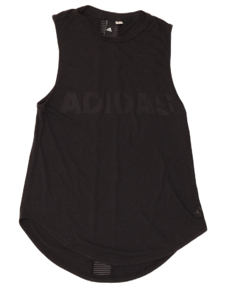 Canotta grafica da donna ADIDAS UK 8 piccola nera