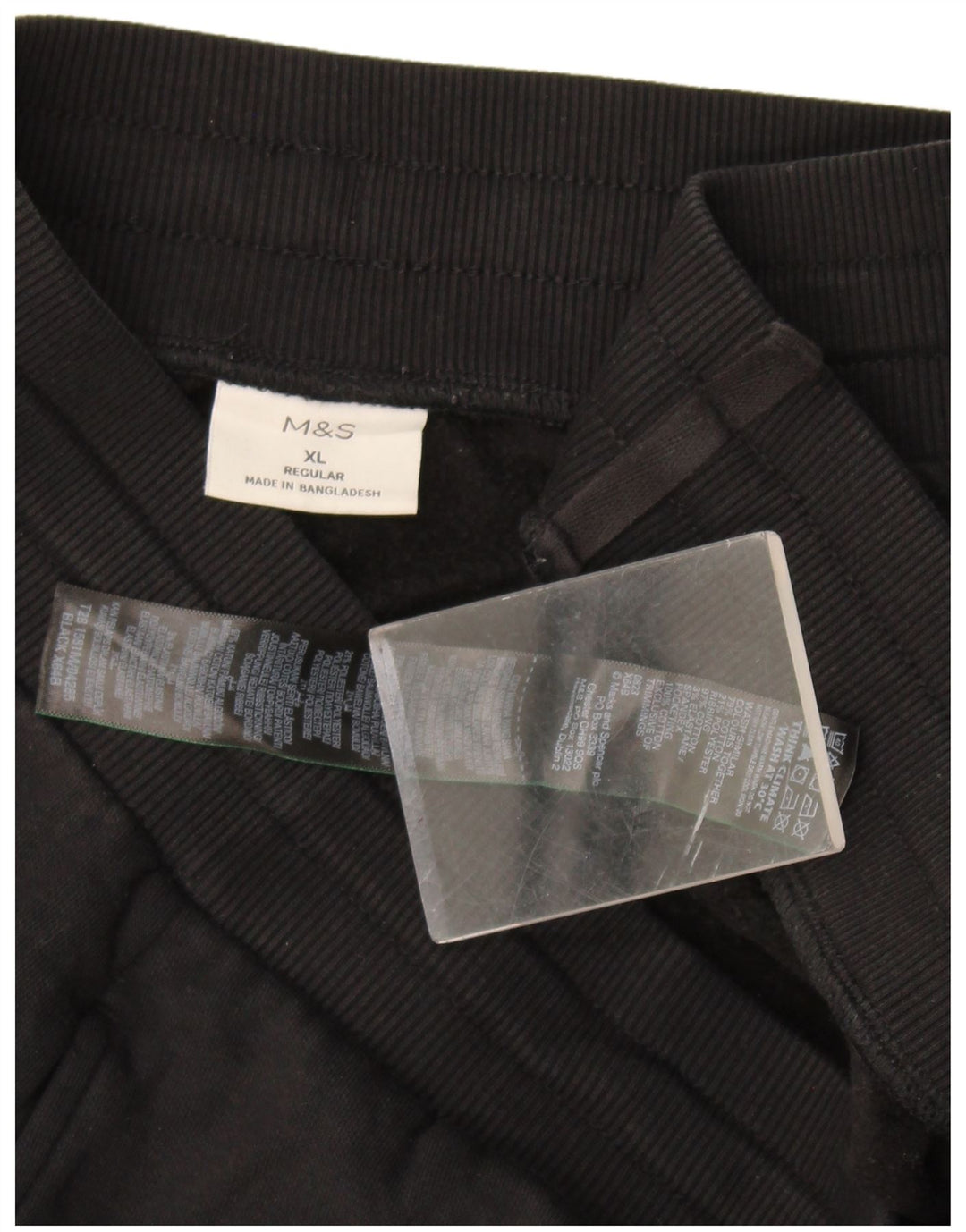 Pantaloni da tuta regolari da uomo Marks & Spencer XL in cotone nero