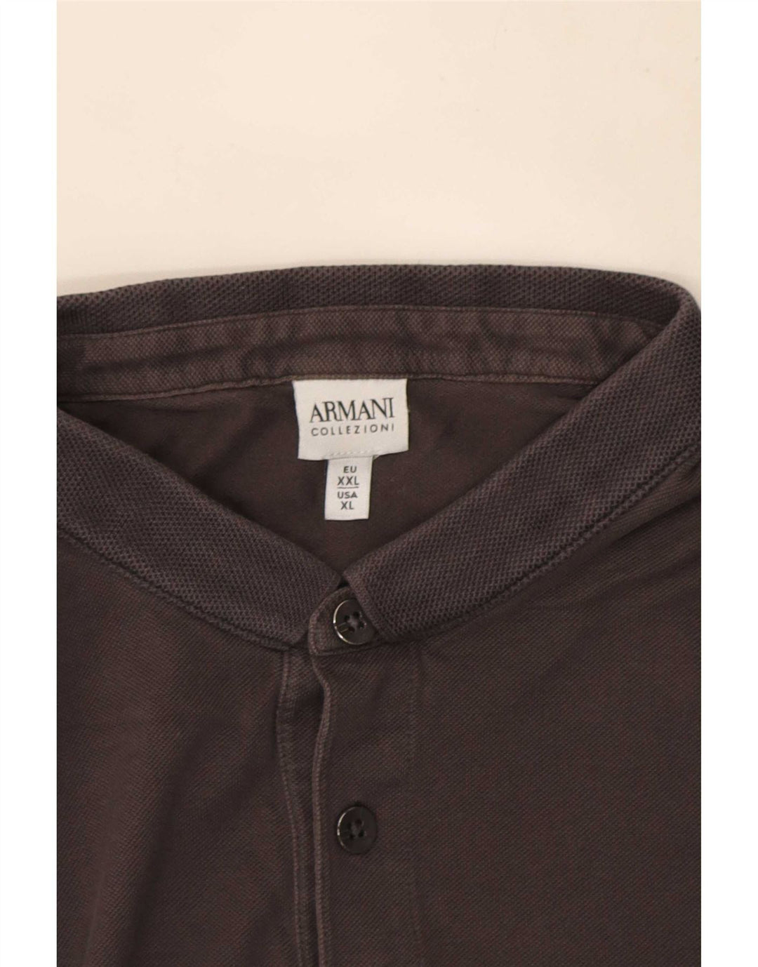 Polo Armani Uomo XL Cotone Grigio