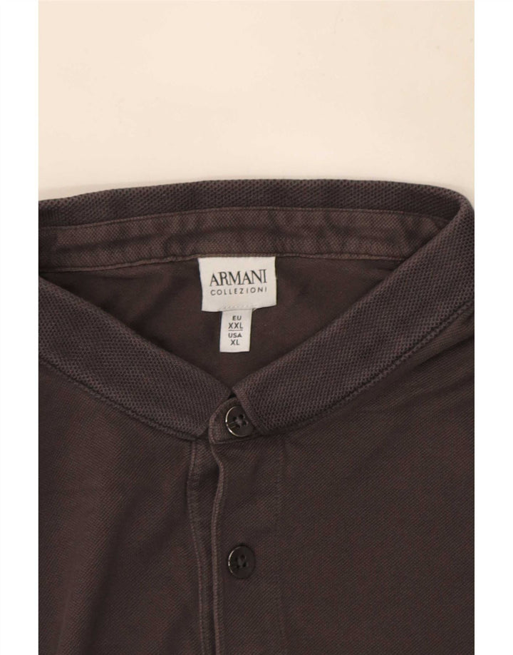 Polo Armani Uomo XL Cotone Grigio