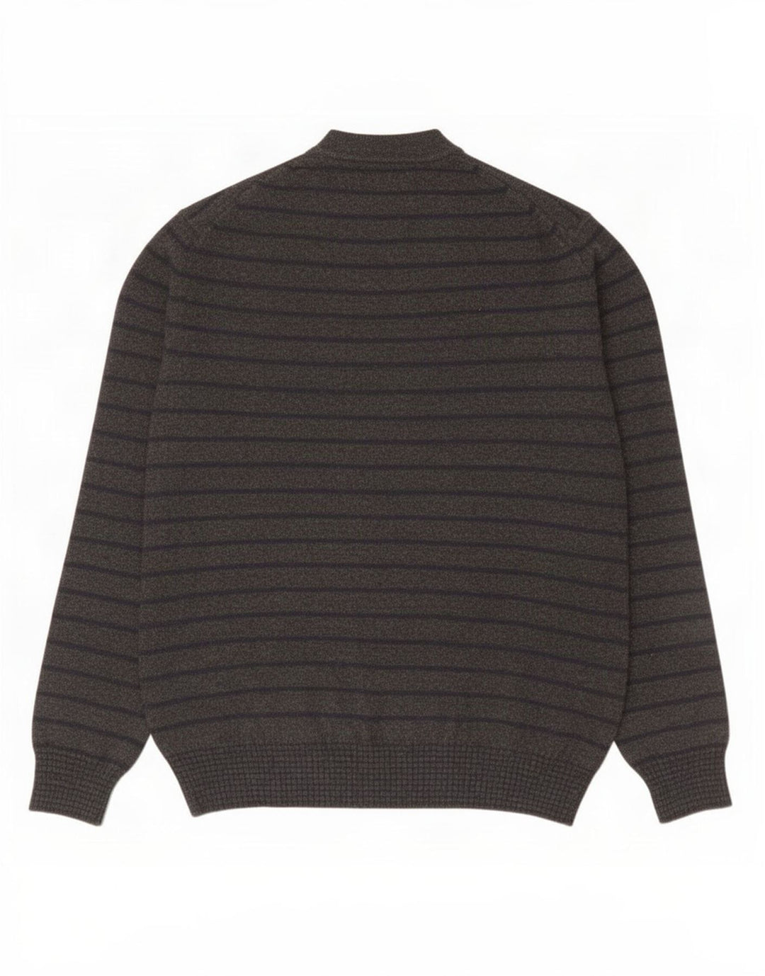 Maglione Zara da uomo con scollo a V, lana grande a righe nere