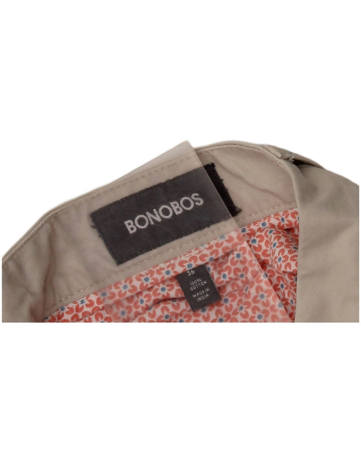 Pantaloncini chino da uomo BONOBOS W36 grandi in cotone beige