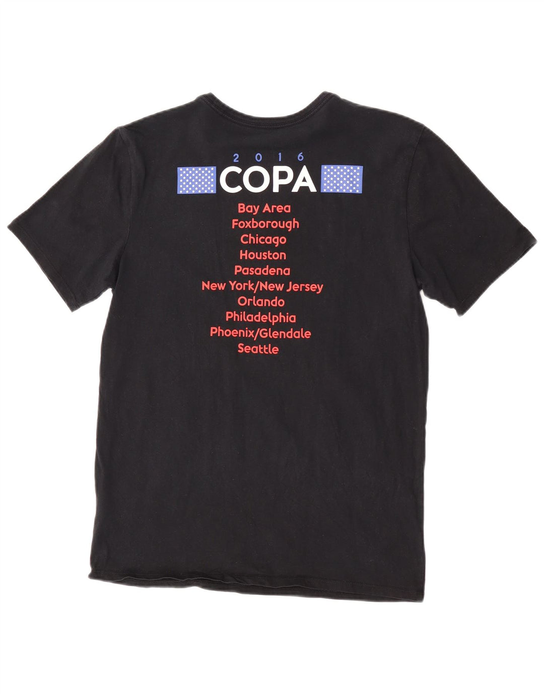 T-shirt grafica Nike da uomo con taglio atletico, cotone medio nero
