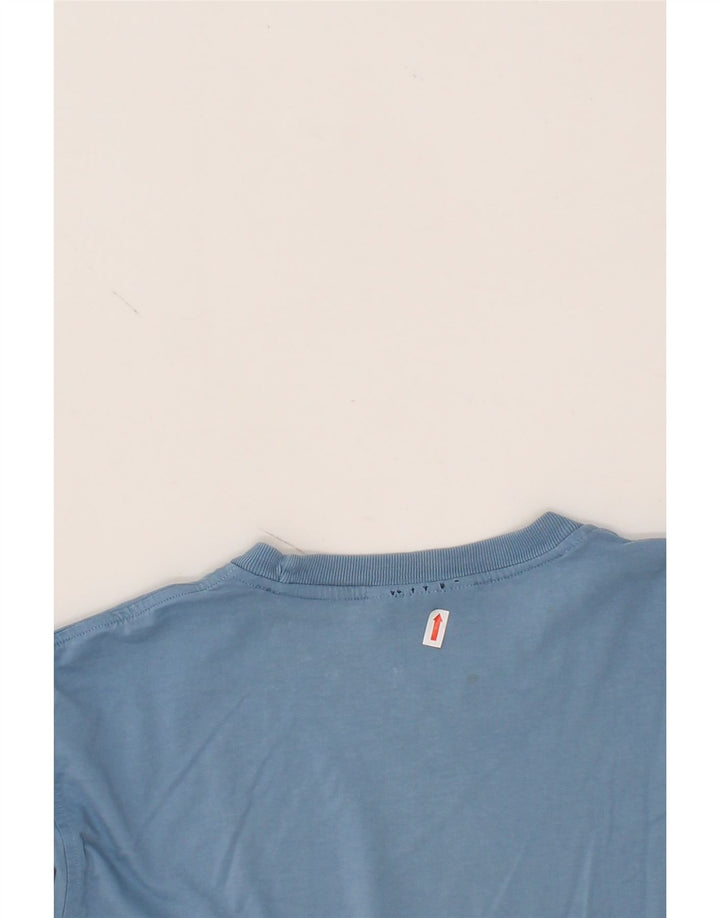 FILA Boys Graphic T-Shirt Top 15-16 Years XL Blue Vintage Fila and Second-Hand Fila from Messina Hembry 