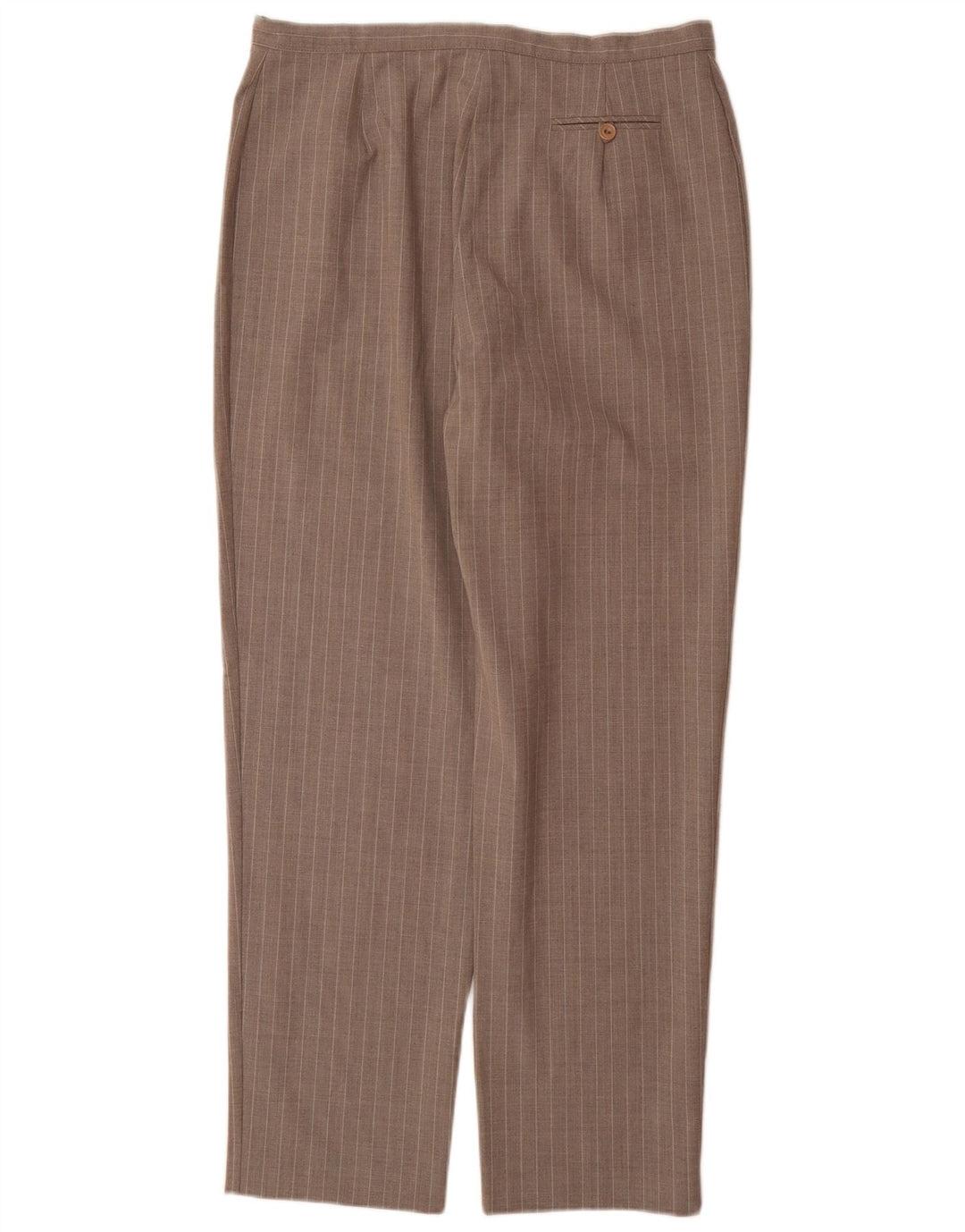 LAURA ASHLEY Pantaloni da abito a vita alta da donna UK 16 Large W32 L31 Grigio