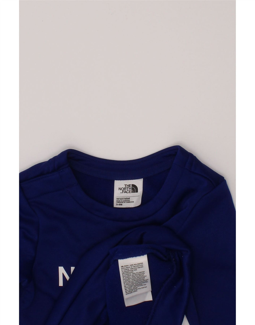 Felpa grafica per neonato THE NORTH FACE 3-6 mesi blu navy