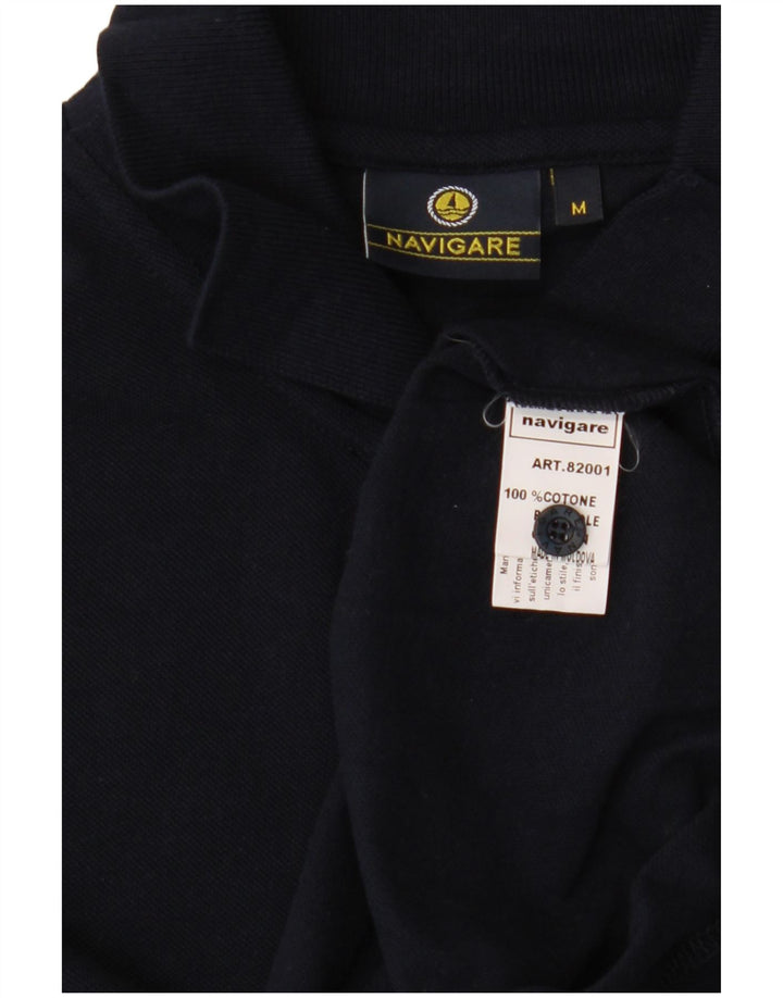 Polo Uomo Navigare Media Blu Navy in cotone