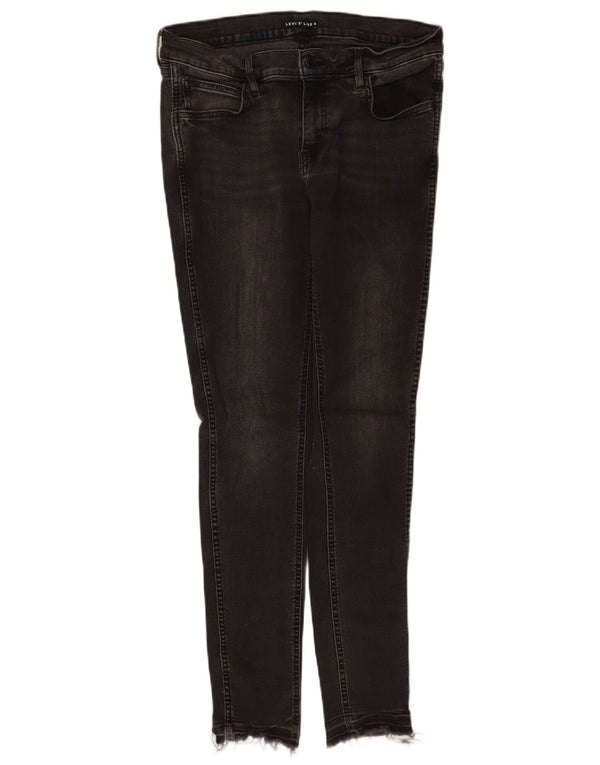 Jeans Levi's da donna linea 8 skinny W31 L30 cotone nero