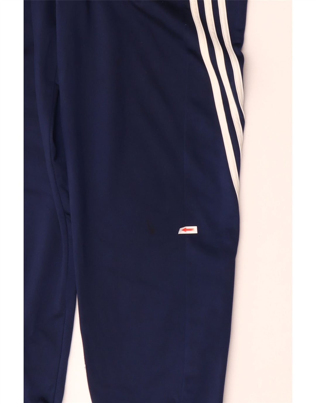 Pantaloni da tuta da uomo Adidas medi in poliestere blu navy