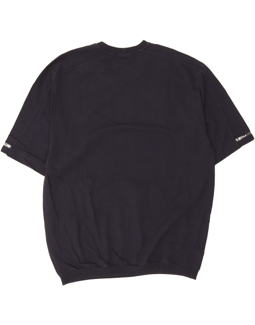 FILA Womens Longline Oversized Sweatshirt Jumper EU 38 Medium Navy Blue Vintage Fila and Second-Hand Fila from Messina Hembry 