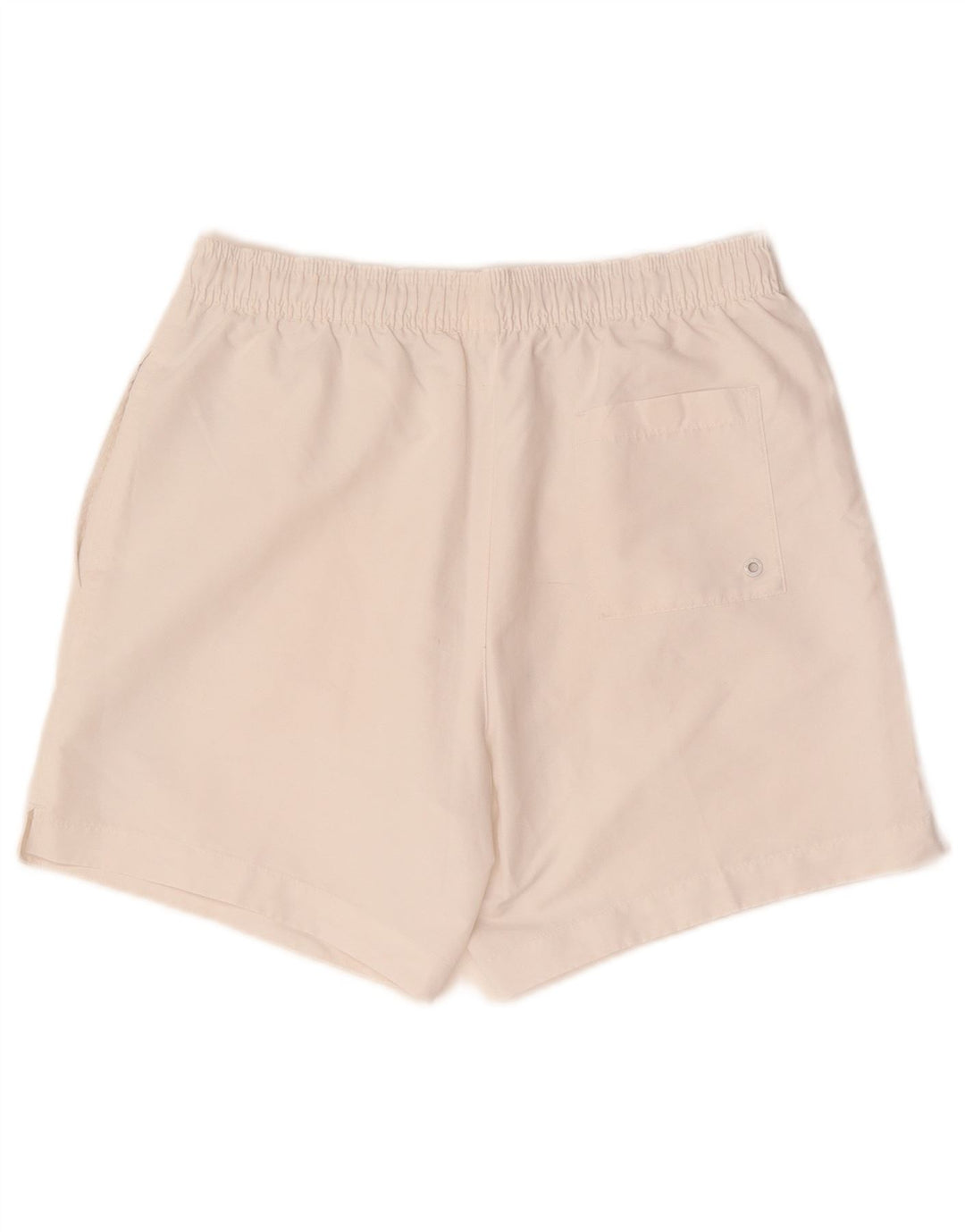 Pantaloncini da bagno grafici da uomo Calvin Klein piccoli in poliestere bianco