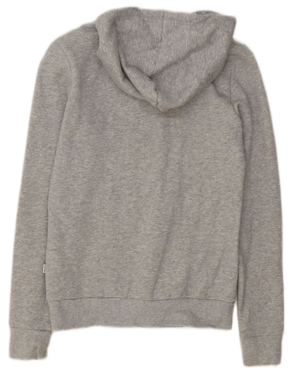 Felpa con cappuccio grafica da donna Puma UK 6 XS cotone chiazzato grigio
