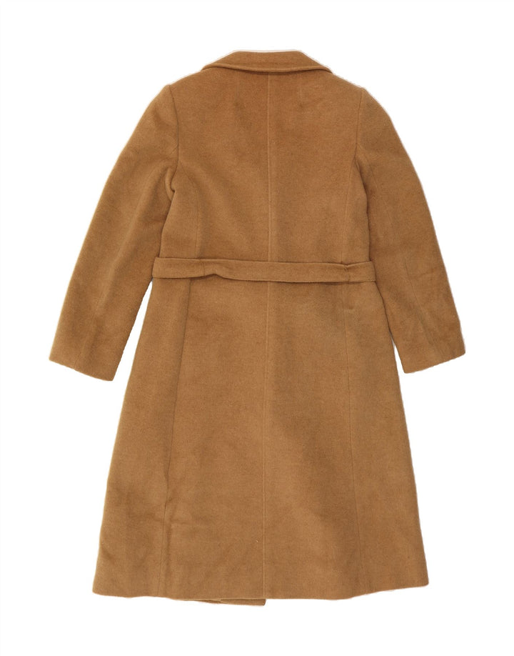 VINTAGE Womens Overcoat UK 10 Small Brown Vintage Vintage and Second-Hand Vintage from Messina Hembry 