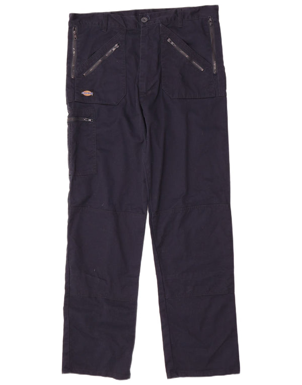 Dickies Pantaloni cargo dritti Redhawk da uomo W38 L33 poliestere blu navy