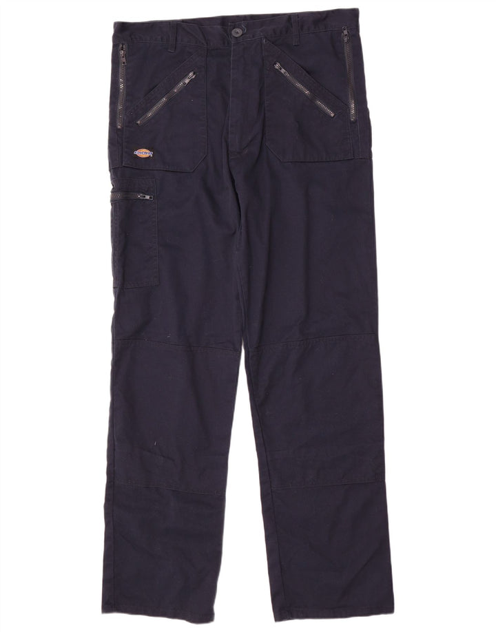 Dickies Pantaloni cargo dritti Redhawk da uomo W38 L33 poliestere blu navy