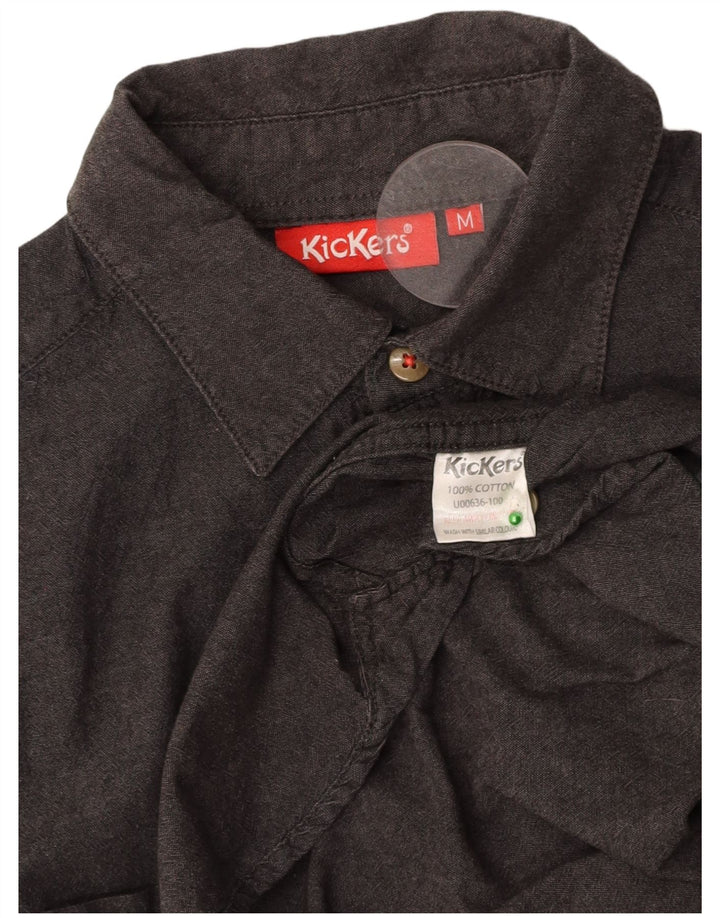 Maglia da uomo KICKERS in cotone grigio medio
