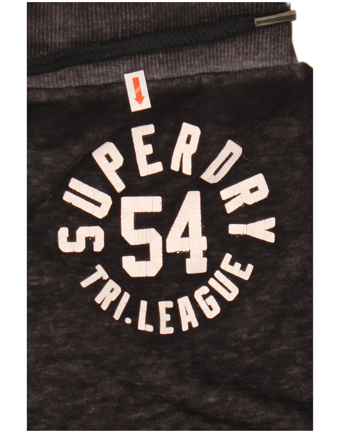 Minigonna grafica da donna Superdry media W30 cotone chiazzato nero