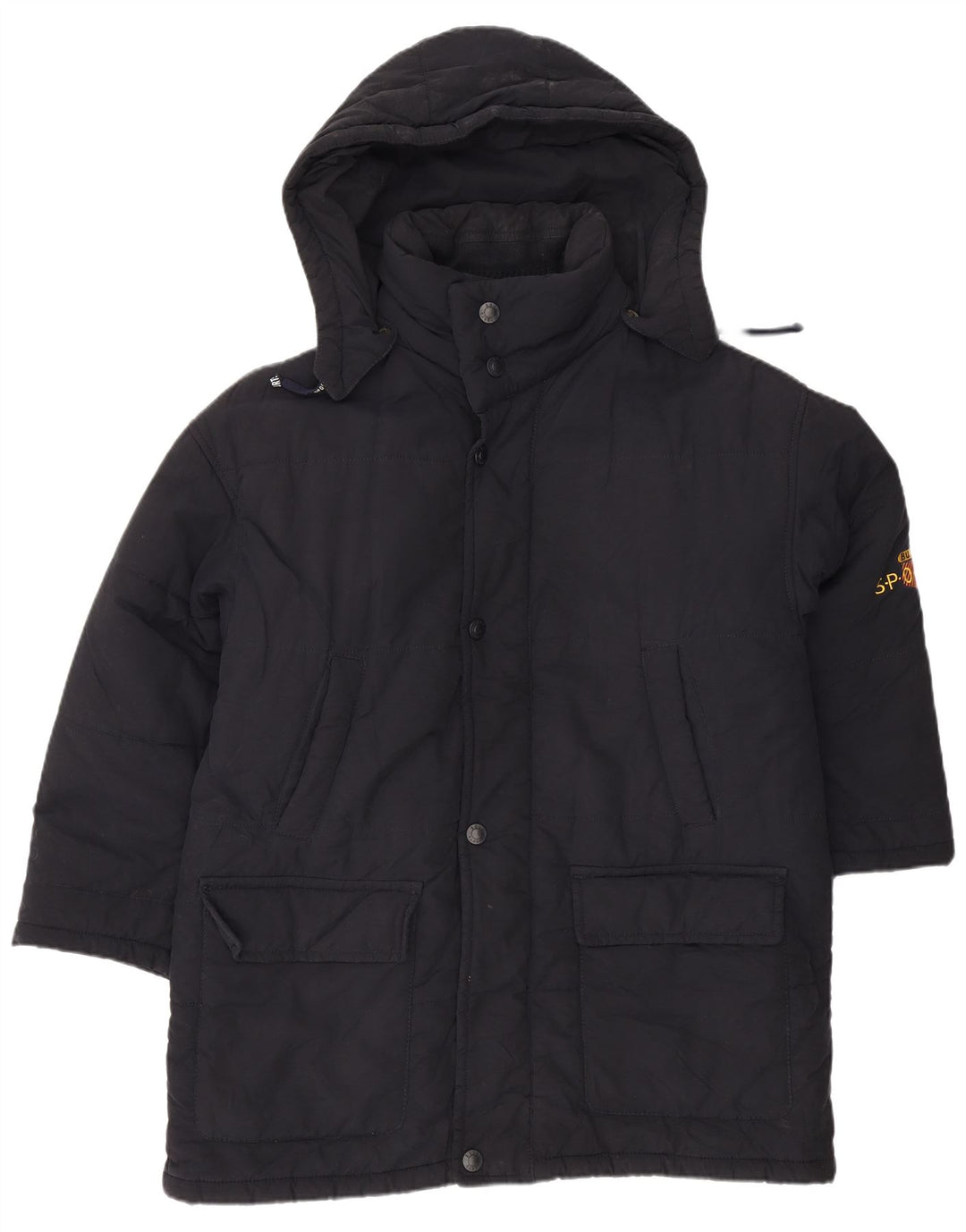 Giacca imbottita con cappuccio da uomo Bush UK 44 2XL Blu navy