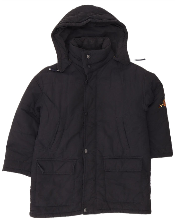 Giacca imbottita con cappuccio da uomo Bush UK 44 2XL Blu navy