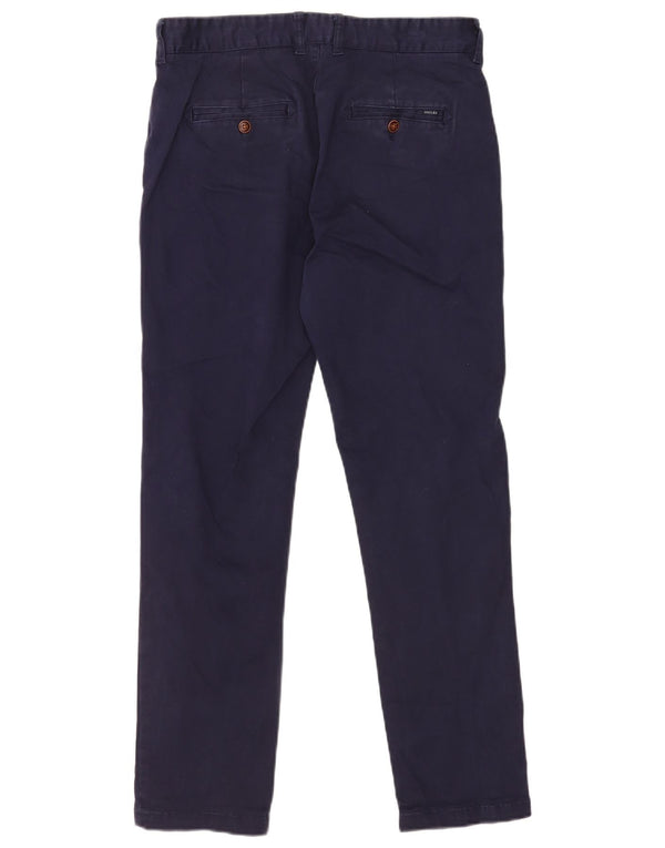 Pantaloni chino dritti da uomo Joules W32 L31 cotone blu navy