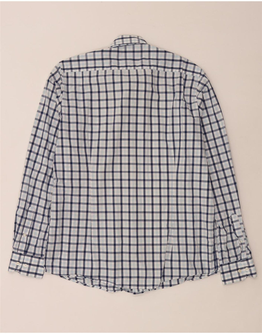 Camicia da uomo Barbour in cotone a quadri grandi blu