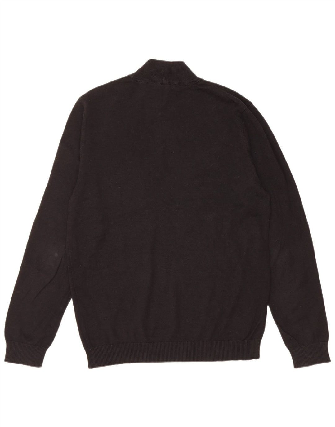 PIERRE CARDIN Maglione da uomo con collo alto e maglione grande in cotone nero