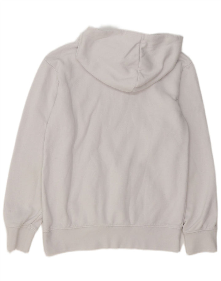 JORDAN Boys Hoodie Jumper 12-13 Years Large White Cotton