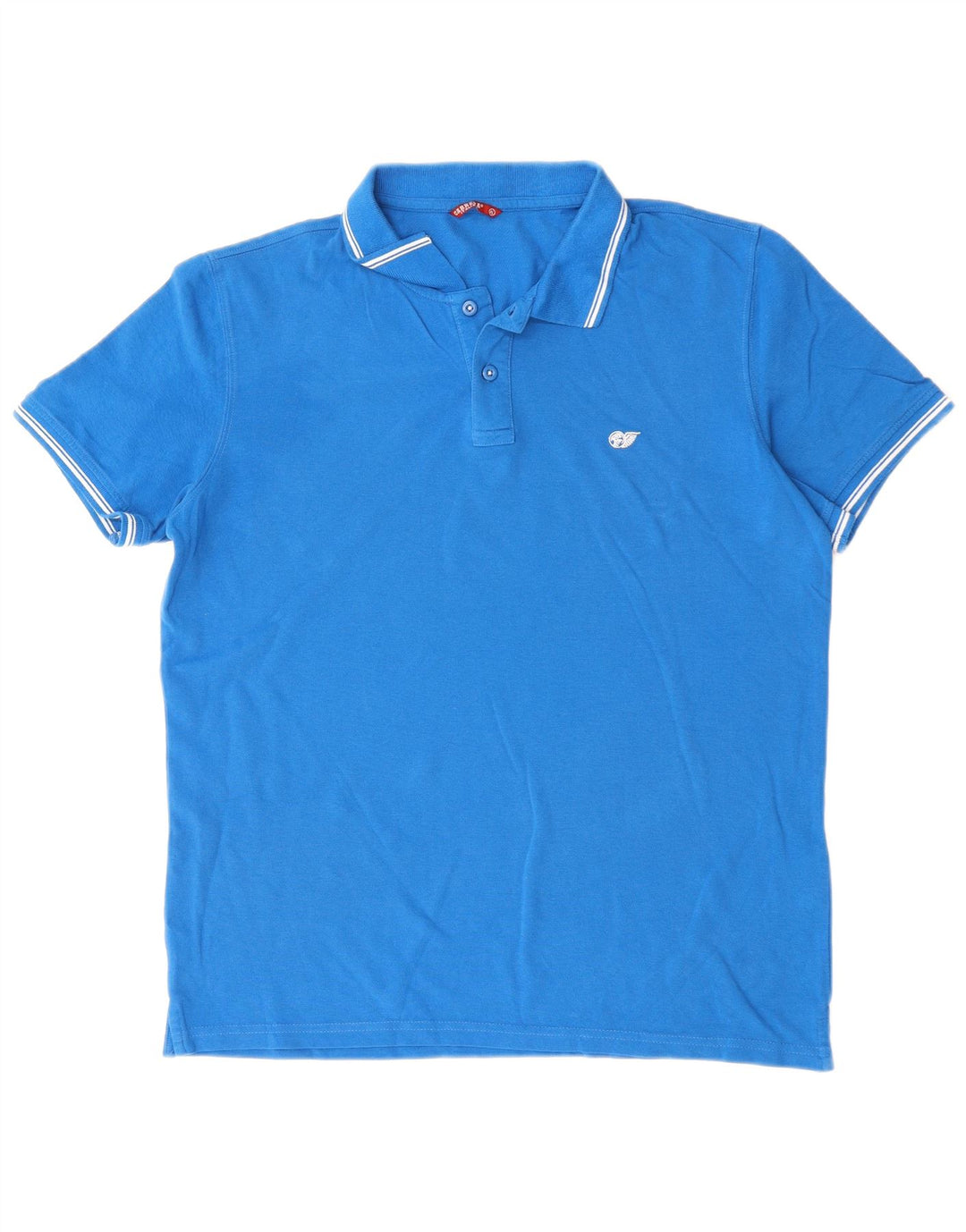 Polo Carrera da uomo XL in cotone blu
