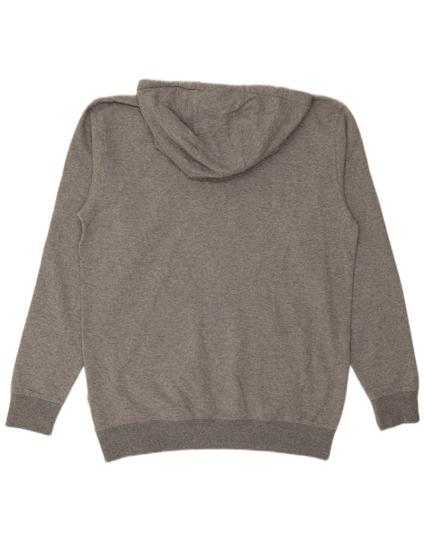 Felpa con cappuccio grafica da uomo VANS in cotone chiazzato grigio medio