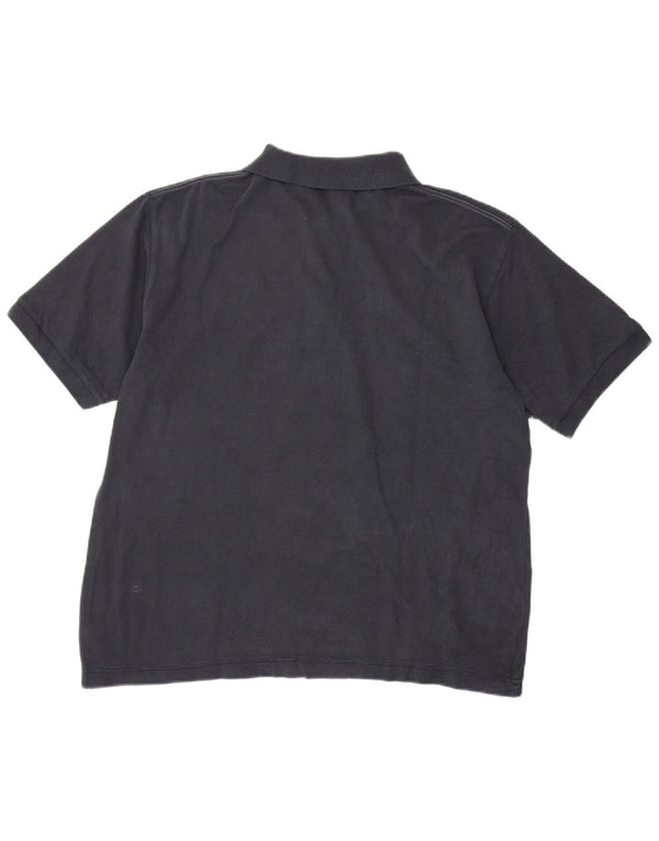 Polo KAPPA da uomo XL in cotone blu navy