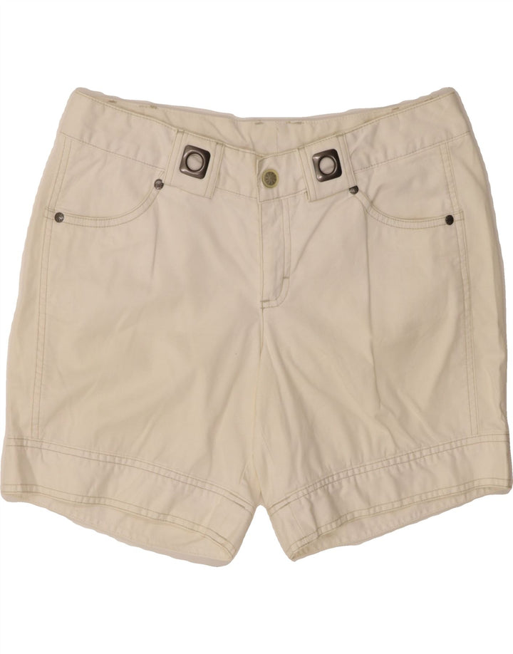 ATHLETA Womens Casual Shorts US 6 Medium W30  White Cotton Vintage Athleta and Second-Hand Athleta from Messina Hembry 