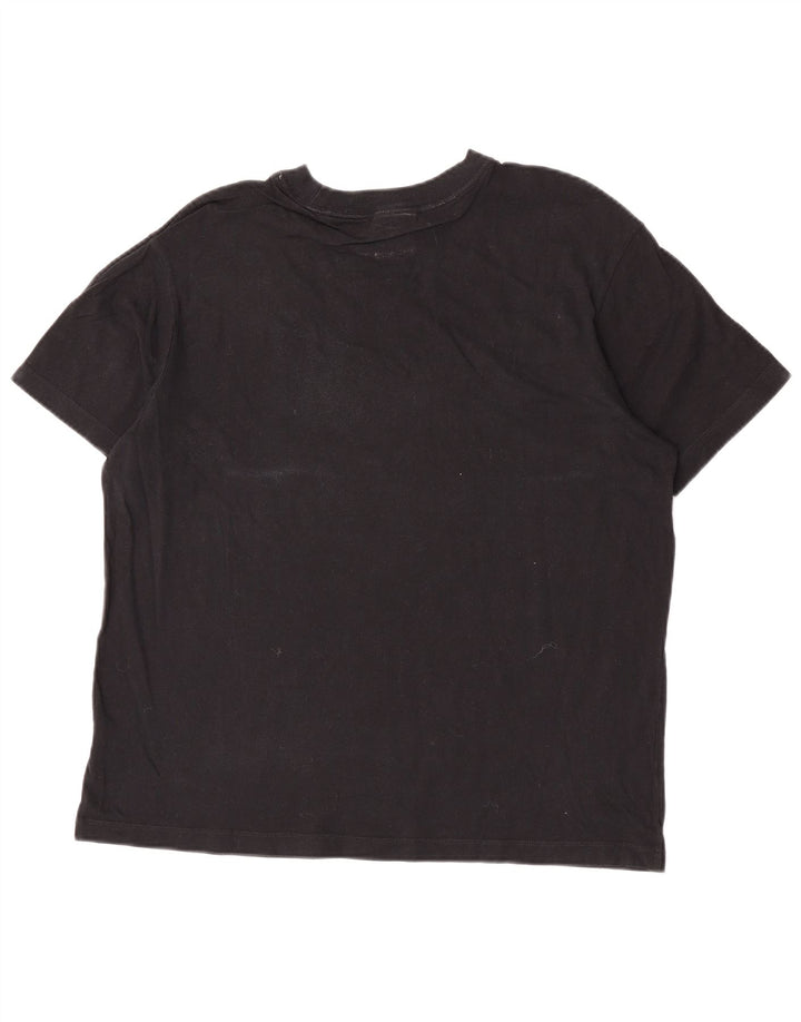 T-shirt grafica da uomo Nike Top in cotone nero medio