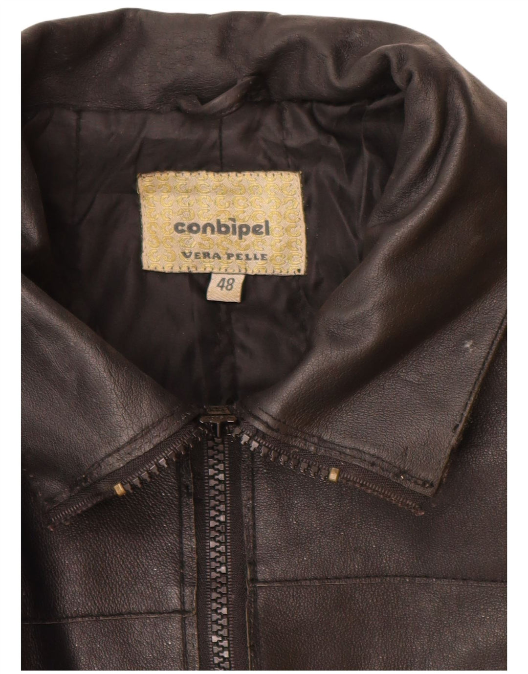 Cappotto Donna in Pelle CONBIPEL IT 48 XL Pelle Nera