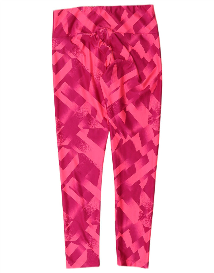 Leggings Puma da donna UK 12 rosa medio geometrico