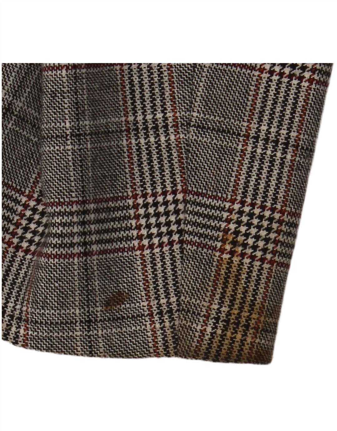 Giacca blazer doppiopetto da donna JIGSAW UK 14 grande pied de poule grigio