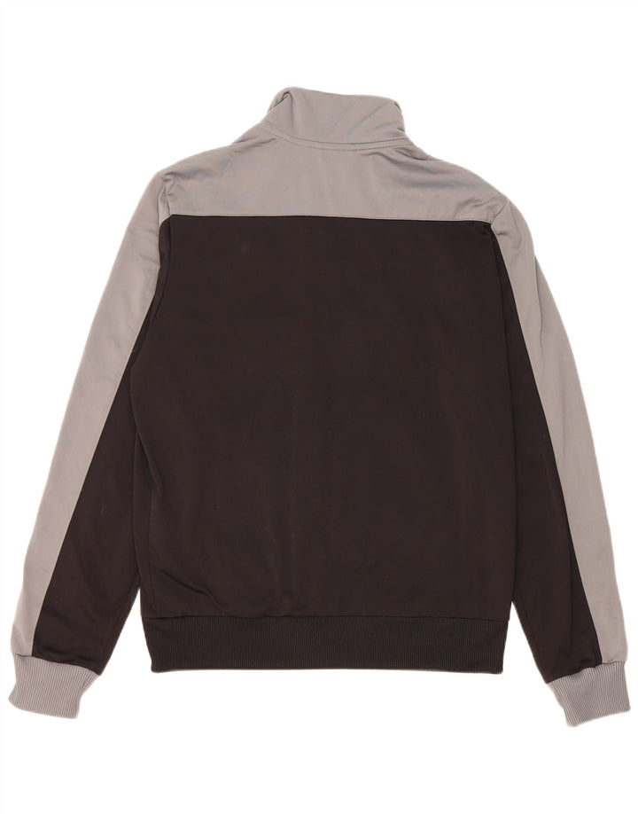 PUMA Mens Tracksuit Top Jacket Medium Multicoloured Colourblock Polyester