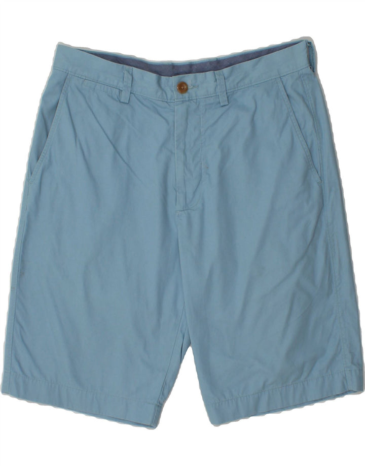 J. CREW Mens Chino Shorts W32 Medium Blue Cotton Vintage J. Crew and Second-Hand J. Crew from Messina Hembry 