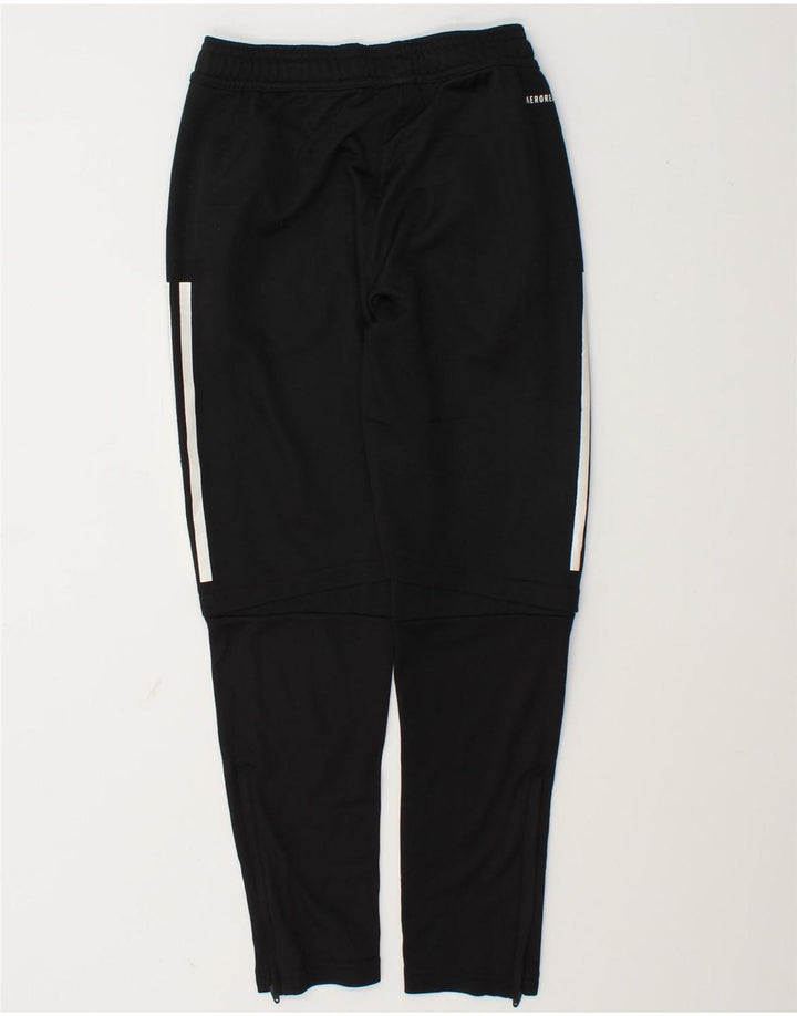 Pantaloni della tuta Adidas Aeroready da ragazzo 9-10 anni in poliestere nero