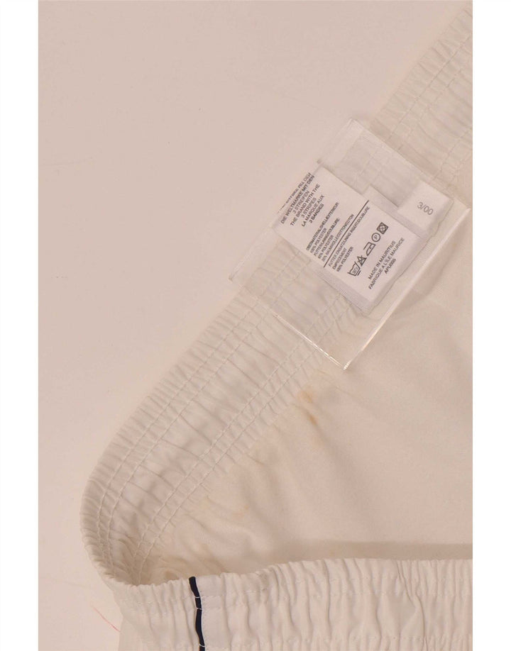 Pantaloni da tuta da uomo Adidas Large bianchi in poliestere