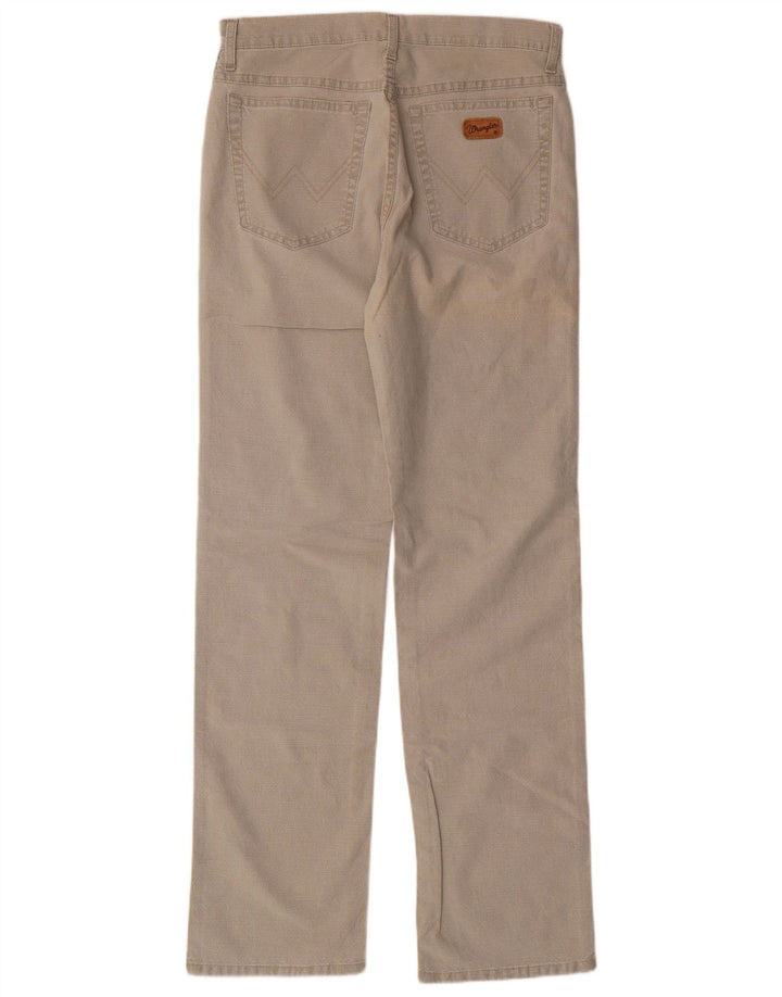 WRANGLER Pantaloni casual dritti elasticizzati Texas da uomo W32 L34 cotone beige
