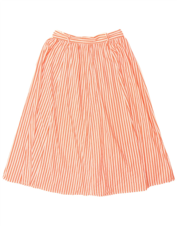Gonna longuette da donna Cartoon EU 40 media W28 a righe arancioni