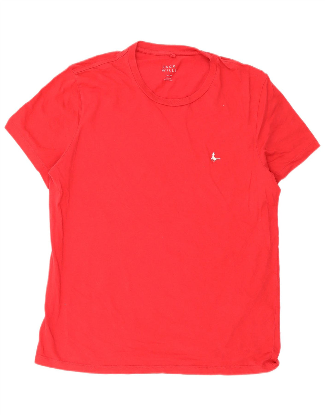 T-shirt da uomo Jack Wills Top grande in cotone rosso