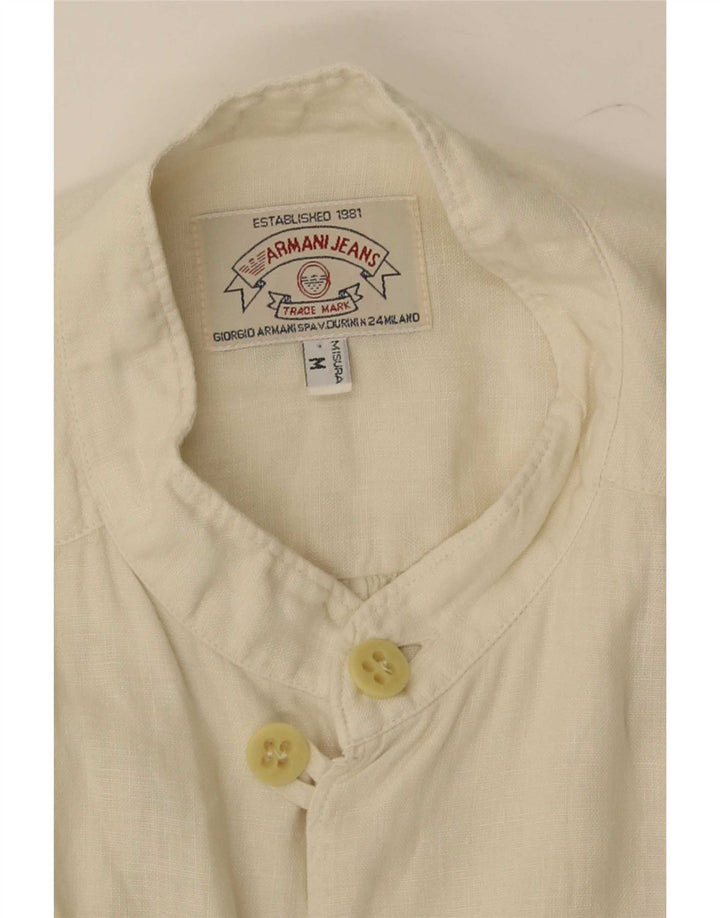 Camicia a maniche corte da uomo Armani Jeans Beige medio