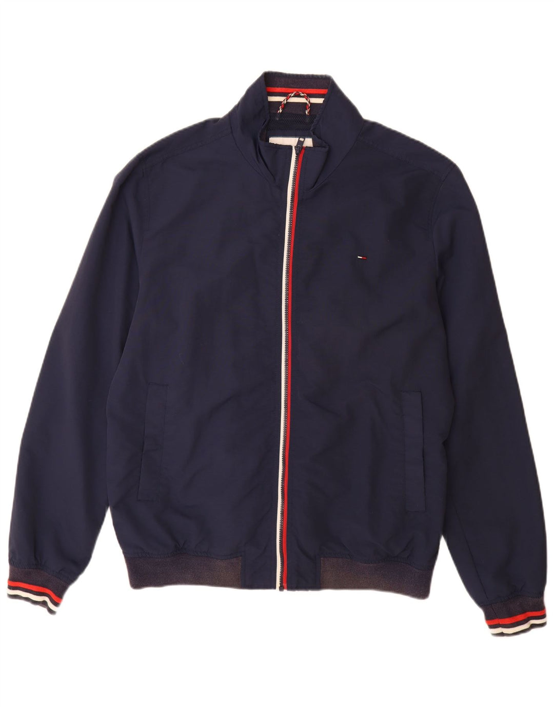 Giubbotto bomber da uomo Tommy Hilfiger UK 44 2XL Poliammide blu navy