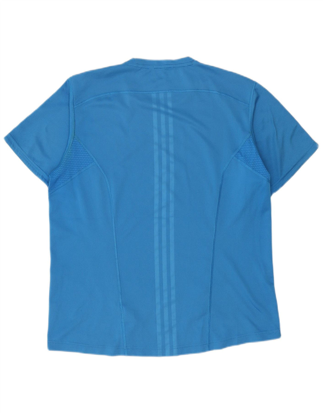 T-shirt da uomo Adidas Top grande blu in poliestere