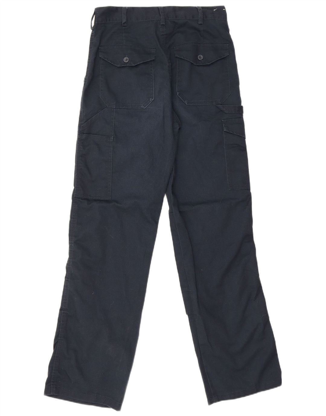 Pantaloni cargo dritti da uomo Dickies W28 L31 poliestere blu navy