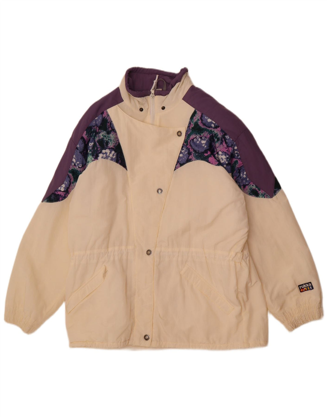 Giacca a vento da donna dalla vestibilità ampia Rukka EU 38 Medium White Colourblock